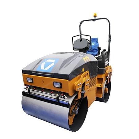 XCMG 4 ton Light double drum vibratory roller earth compactor machine XMR403 small road roller