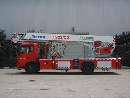 DG22C2 Aerial Platform Fire Truck