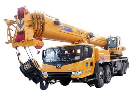 XCMG 55 ton hydraulic mobile truck crane QY55KC