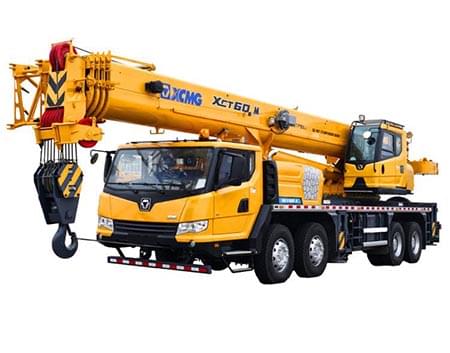 XCMG Official 60 Ton Jib Lifting Crane XCT60_M China Mobile Jib Crane Truck