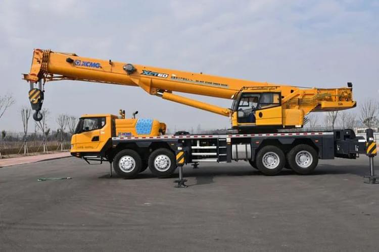 XCMG XCT60L5 5 jib 60 ton hydraulic truck cranes